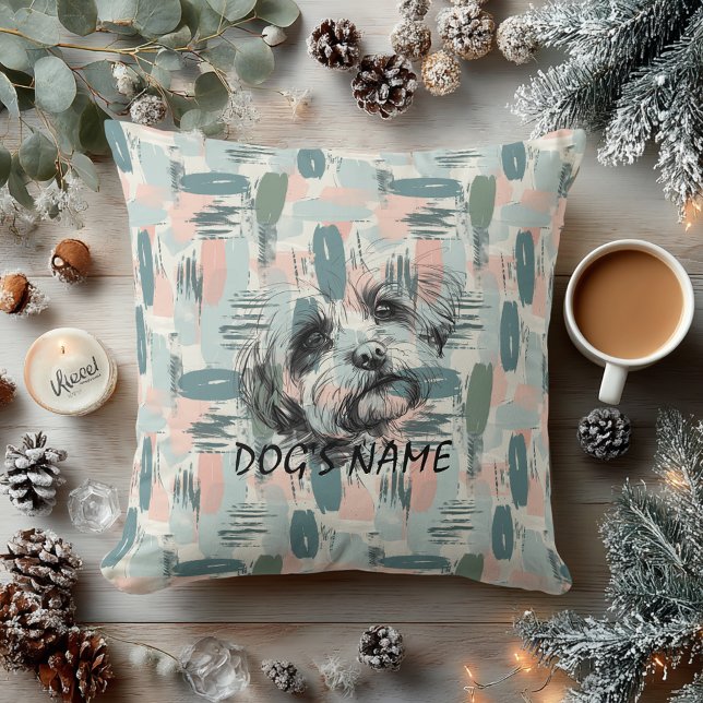 Abstraktes Muster für Maltesisches Portrait Pillow Kissen (Von Creator hochgeladen)