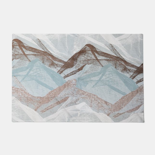 Abstraktes Muster Fußmatte (Vorderseite)