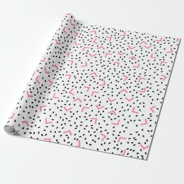 Abstraktes Muster Geschenkpapier (Ungerollt)