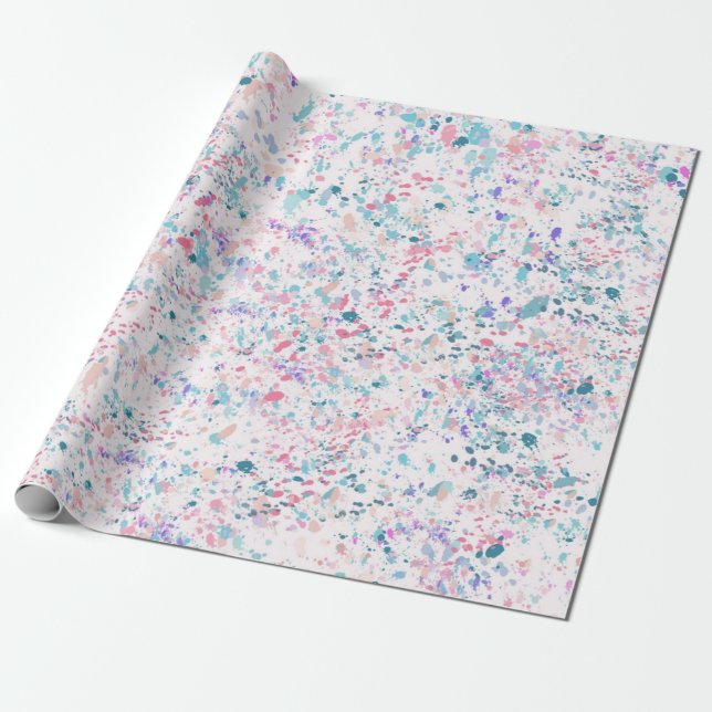 Abstraktes Muster Geschenkpapier (Ungerollt)