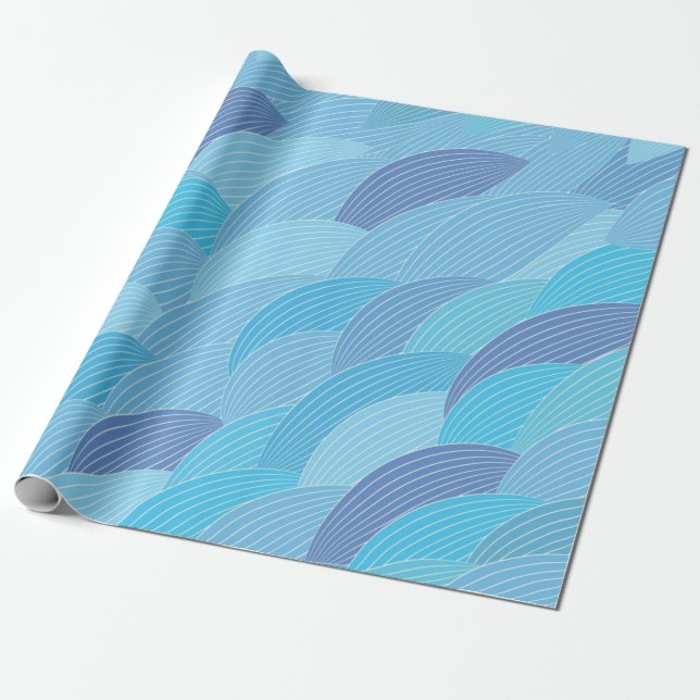 Abstraktes Muster Geschenkpapier (Ungerollt)