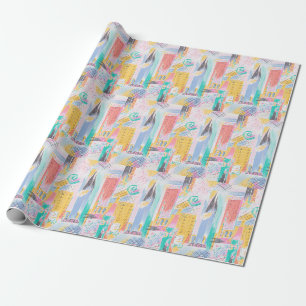 Abstraktes Muster Geschenkpapier