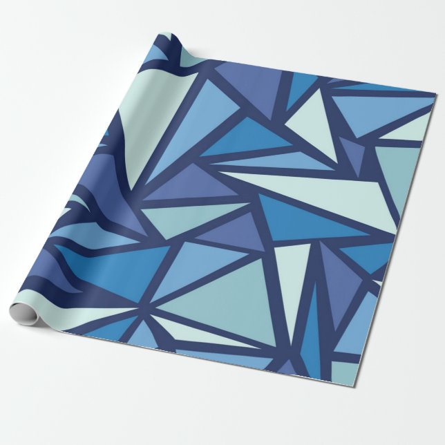 Abstraktes Muster Geschenkpapier (Ungerollt)