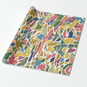 Abstraktes Muster Geschenkpapier