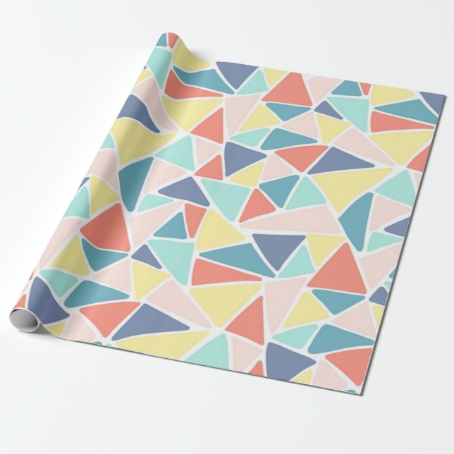 Abstraktes Muster Geschenkpapier (Ungerollt)