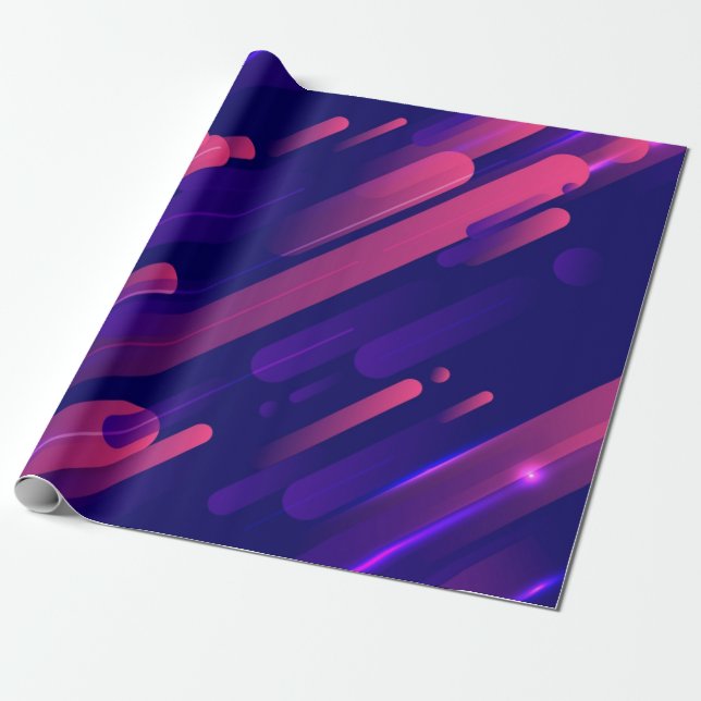 Abstraktes Muster Geschenkpapier (Ungerollt)