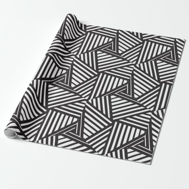 Abstraktes Muster Geschenkpapier (Ungerollt)