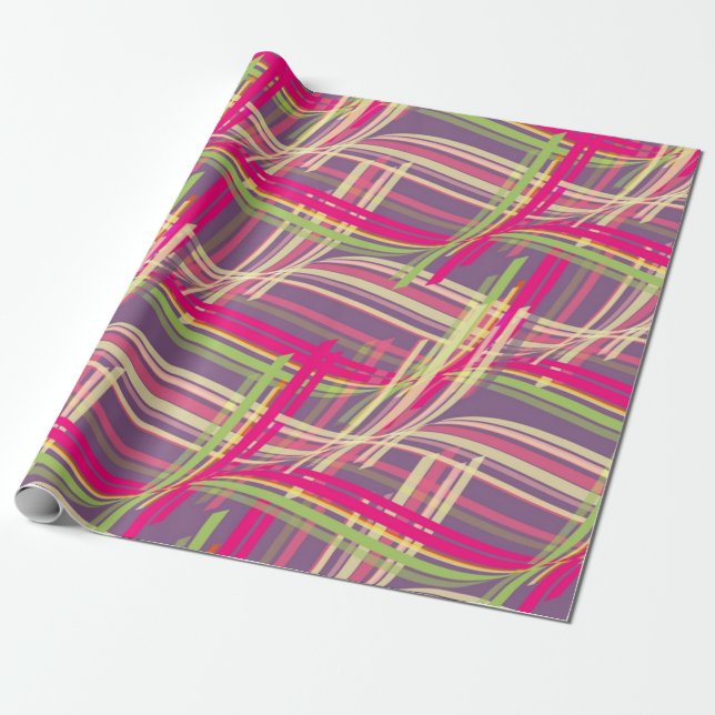 Abstraktes Muster Geschenkpapier (Ungerollt)