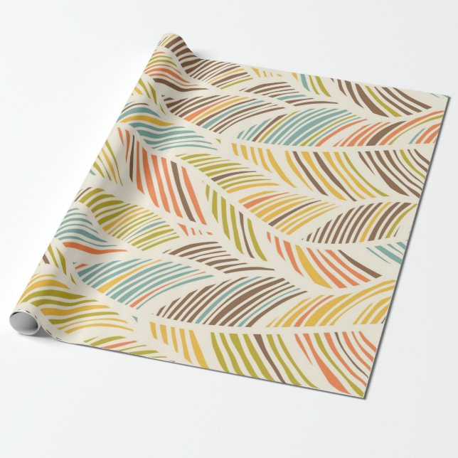 Abstraktes Muster Geschenkpapier (Ungerollt)