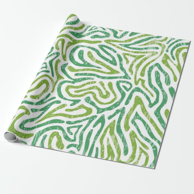 Abstraktes Muster Geschenkpapier (Ungerollt)