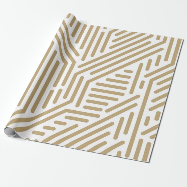 Abstraktes Muster Geschenkpapier (Ungerollt)
