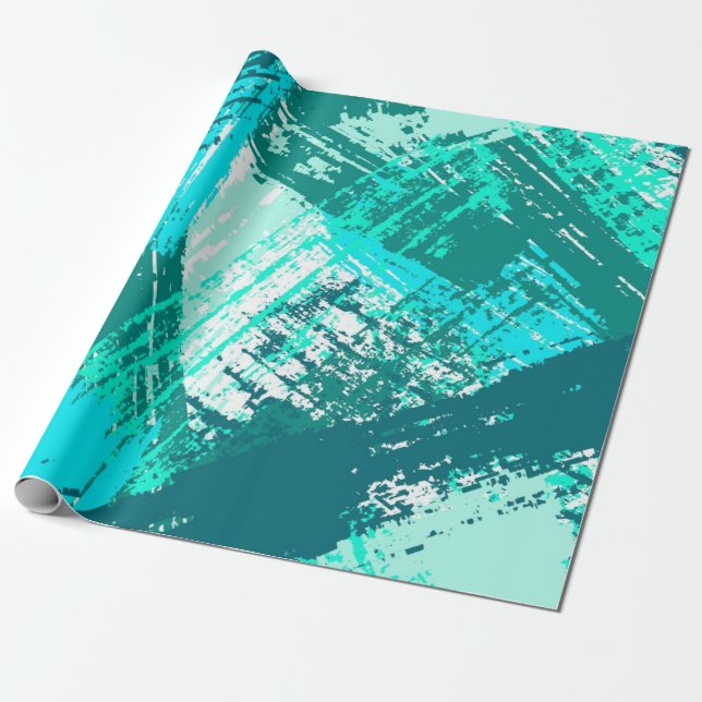 Abstraktes Muster Geschenkpapier (Ungerollt)