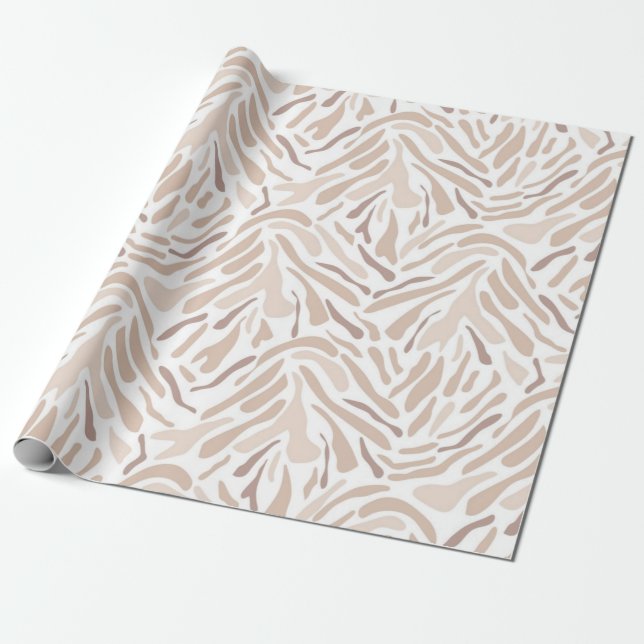 Abstraktes Muster Geschenkpapier (Ungerollt)