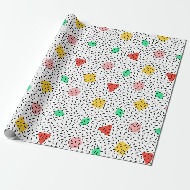 Abstraktes Muster Geschenkpapier (Ungerollt)