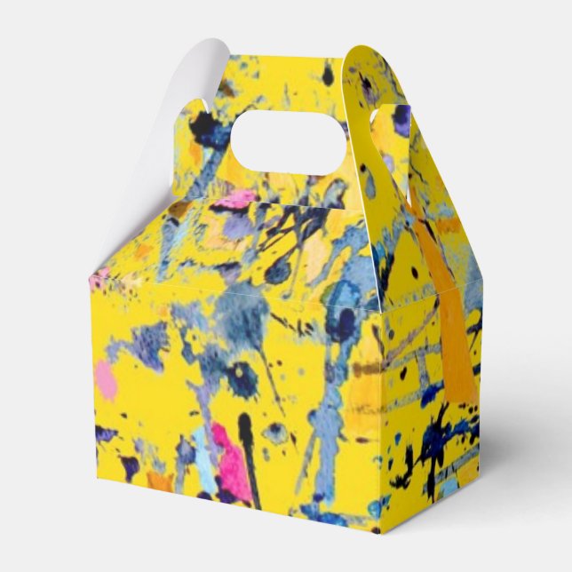 Abstraktes Muster Geschenkschachtel (Vorderseite)