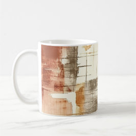 Abstraktes Muster Herbstästhetik Kaffeetasse