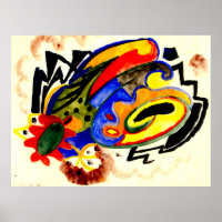 Abstraktes Muster I von August Macke