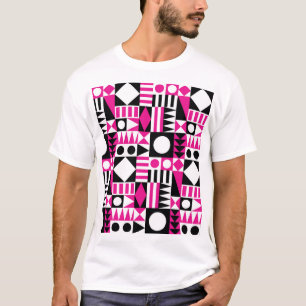 Abstraktes Muster im Stil der Mitte des 20. Jahrhu T-Shirt