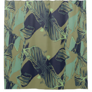 Abstraktes Muster im Vintagen Hintergrund, modern, Duschvorhang