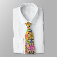 Abstraktes Muster in Multi-Farb-Neck-Tie
