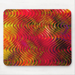 Abstraktes Muster in Rot Mousepad