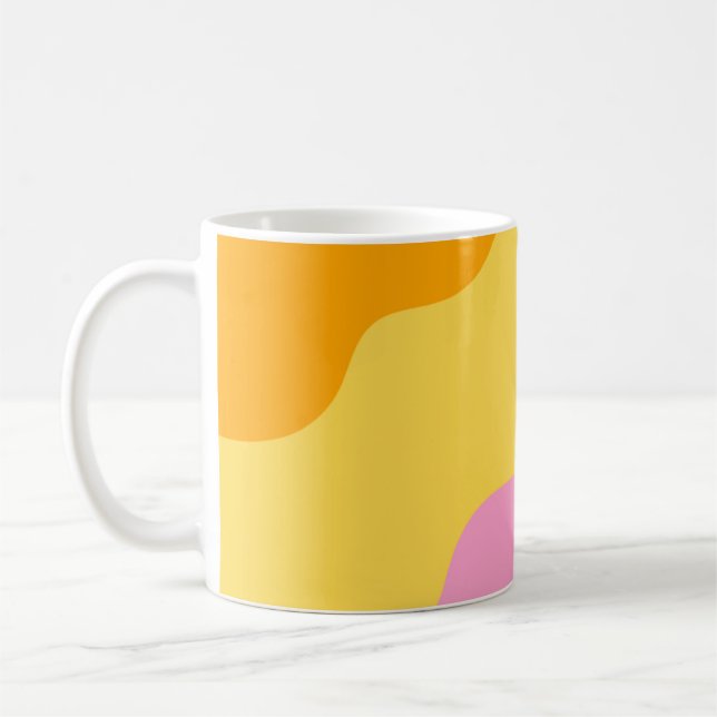 Abstraktes Muster Kaffeetasse (Links)