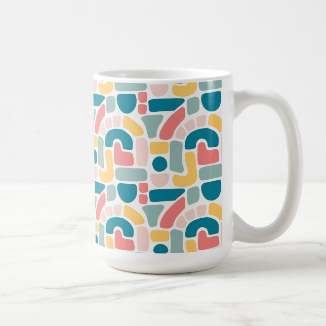 Abstraktes Muster Kaffeetasse (Rechts)