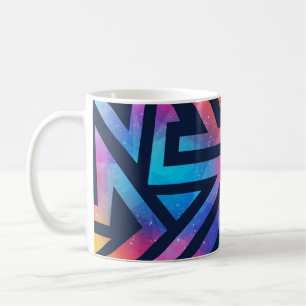 Abstraktes Muster Kaffeetasse