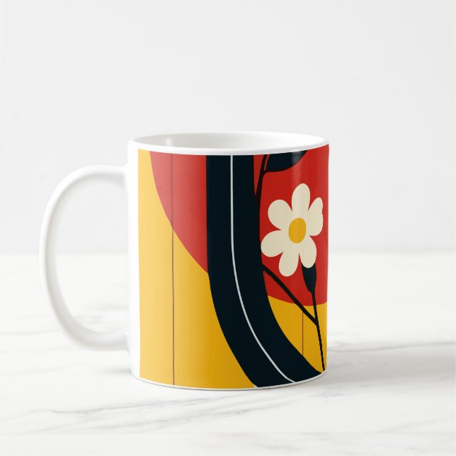 abstraktes Muster Kaffeetasse (Links)