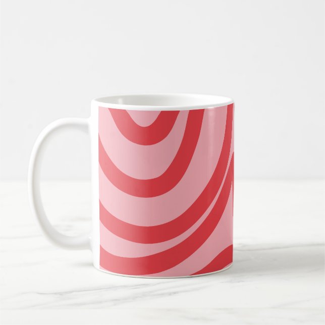 Abstraktes Muster Kaffeetasse (Links)