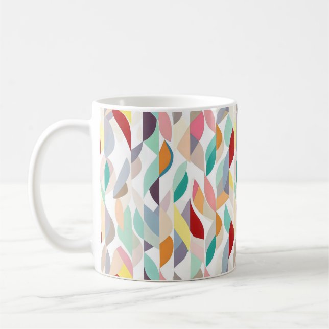 Abstraktes Muster Kaffeetasse (Links)
