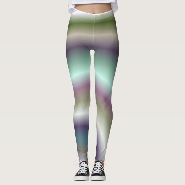 Abstraktes Muster künstlerisch Leggings (Vorderseite)