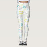 Abstraktes Muster Leggings<br><div class="desc">Stilvoll und wasserfarbig abstraktes geometrisches Muster.</div>