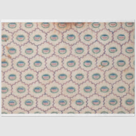 Abstraktes Muster mit abgerundeten Linien- und Pun Seidenpapier