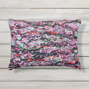 Abstraktes Muster mit einem angesagten Design. Kissen Für Draußen