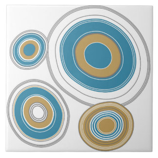 Abstraktes Muster, modernes Design, Baumringe Fliese