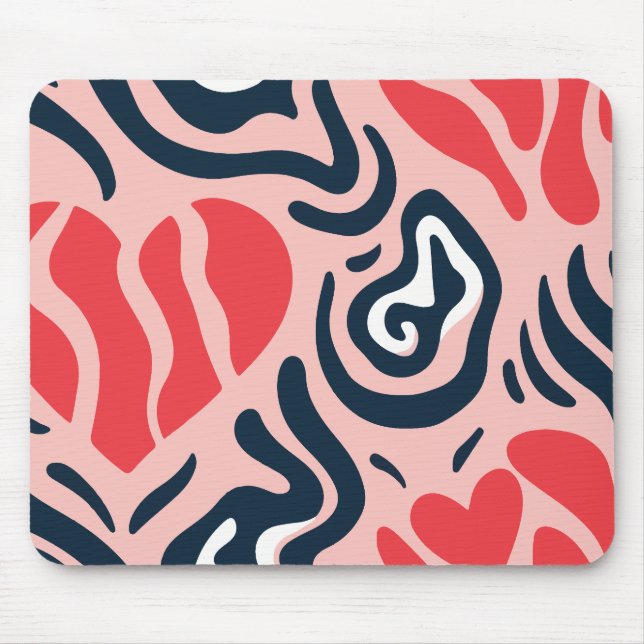 abstraktes Muster Mousepad (Vorne)