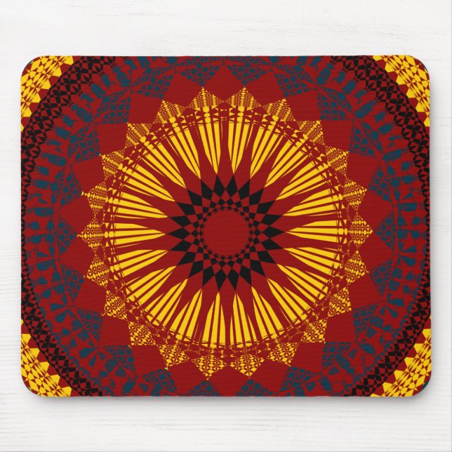 Abstraktes Muster Mousepad (Vorne)