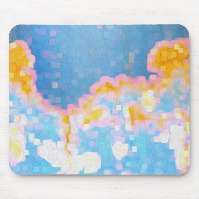 Abstraktes Muster Mousepad (Vorne)