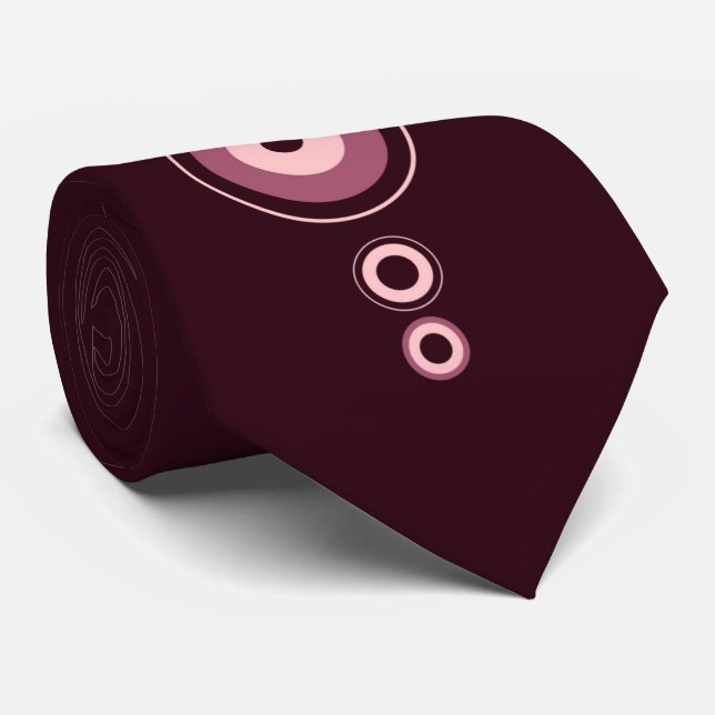 Abstraktes Muster Necktie Krawatte (Gerollt)