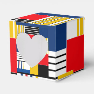 Abstraktes Muster. Patchwork. Geschenkschachtel