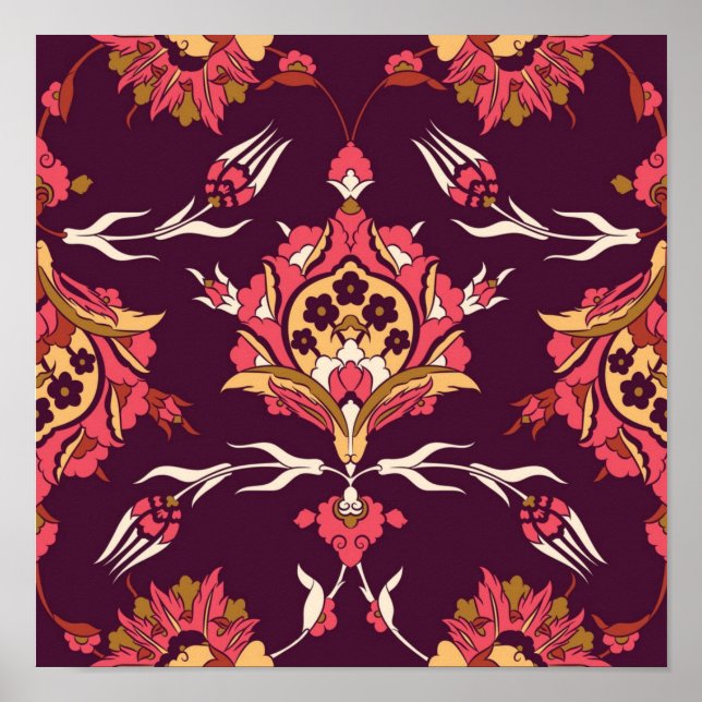 Abstraktes Muster Poster (Vorne)