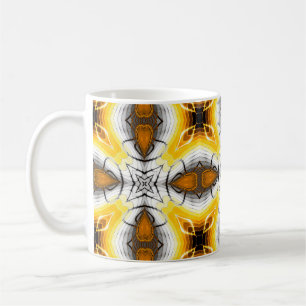 Abstraktes Muster. Quadratischer regelmäßiger Orna Kaffeetasse