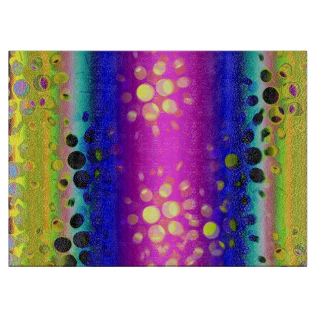 Abstraktes Muster Schneidebrett (Vorderseite)