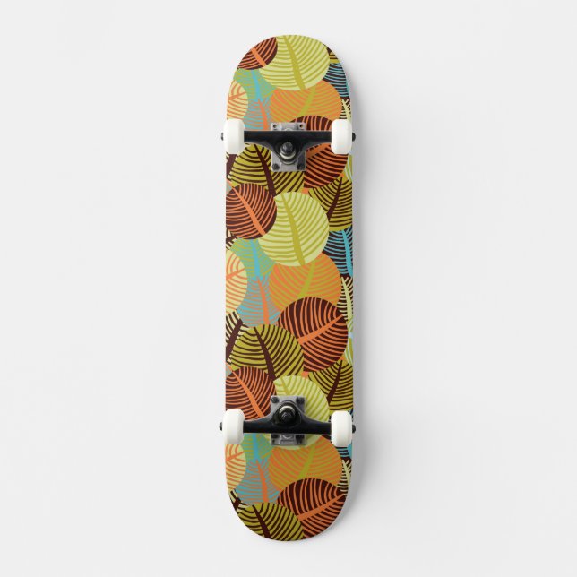 Abstraktes Muster Skateboard (Vorderseite)