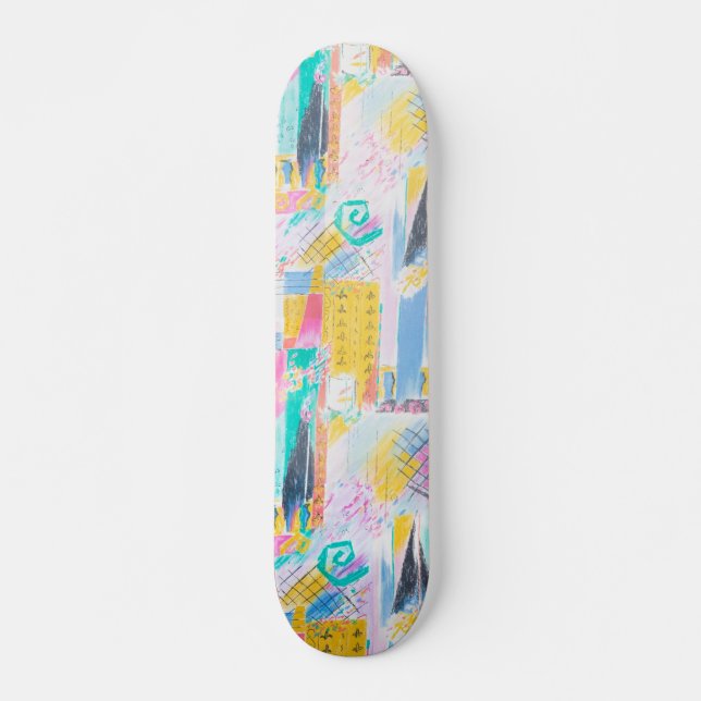 Abstraktes Muster Skateboard (Vorne)