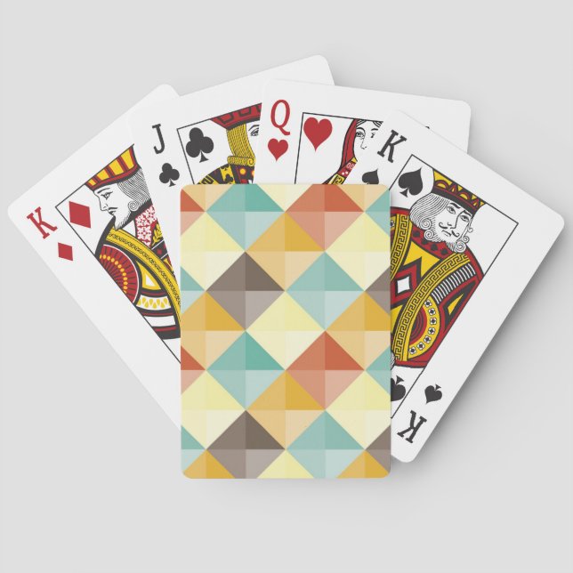 Abstraktes Muster Spielkarten (Rückseite)