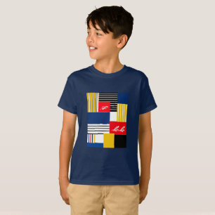Abstraktes Muster. T-Shirt