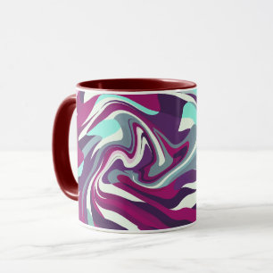 Abstraktes Muster Tasse