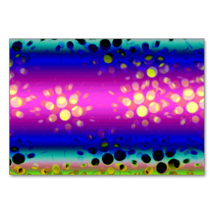 Abstraktes Muster Tischnummer